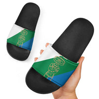 Personalized Italy Abruzzo Slide Sandals Inspiration Flags Style - Wonder Print Shop