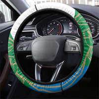 Italy Abruzzo Steering Wheel Cover Inspiration Flags Style