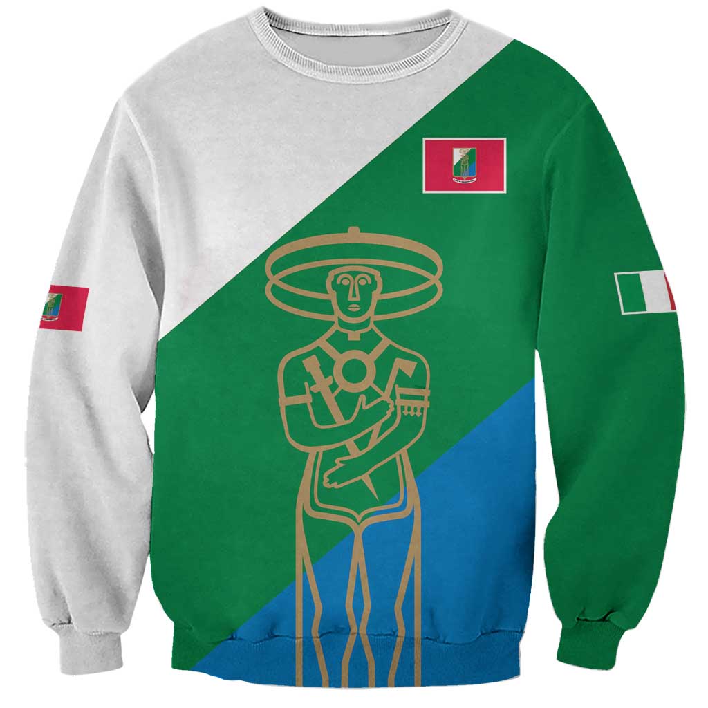 Personalized Italy Abruzzo Sweatshirt Inspiration Flags Style