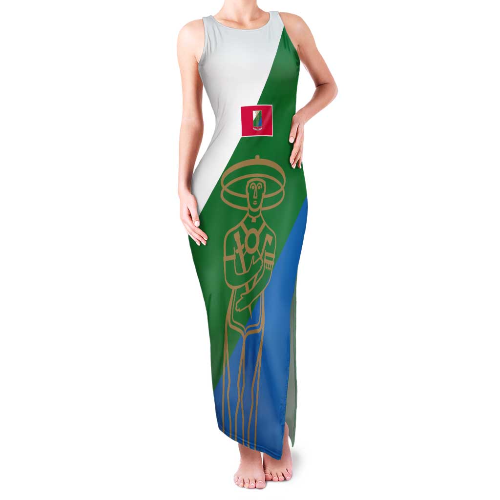 Personalized Italy Abruzzo Tank Maxi Dress Inspiration Flags Style