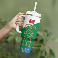 Personalized Italy Abruzzo Tumbler With Handle Inspiration Flags Style