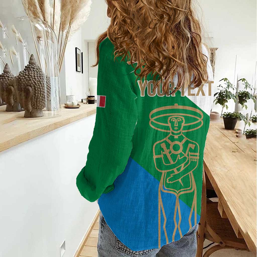 Personalized Italy Abruzzo Women Casual Shirt Inspiration Flags Style