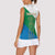Personalized Italy Abruzzo Women Sleeveless Polo Shirt Inspiration Flags Style