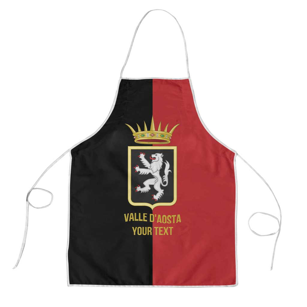 Personalized Italy Aosta Valley Apron Inspiration Flags Style - Wonder Print Shop