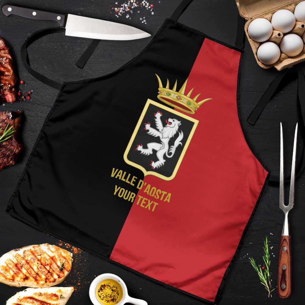 Personalized Italy Aosta Valley Apron Inspiration Flags Style - Wonder Print Shop