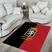 Personalized Italy Aosta Valley Area Rug Inspiration Flags Style