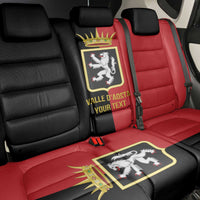 Personalized Italy Aosta Valley Back Car Seat Cover Inspiration Flags Style