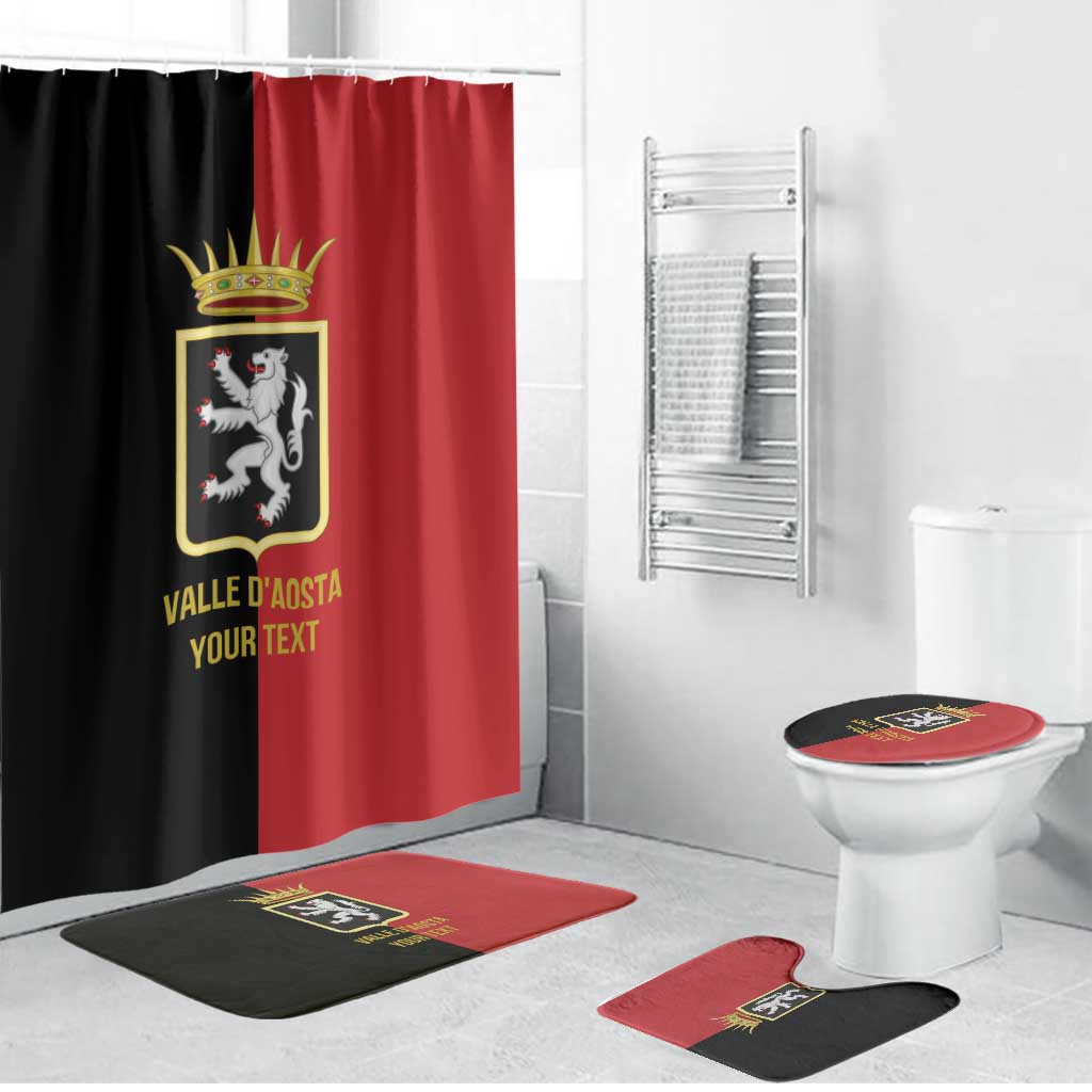 Personalized Italy Aosta Valley Bathroom Set Inspiration Flags Style - Wonder Print Shop