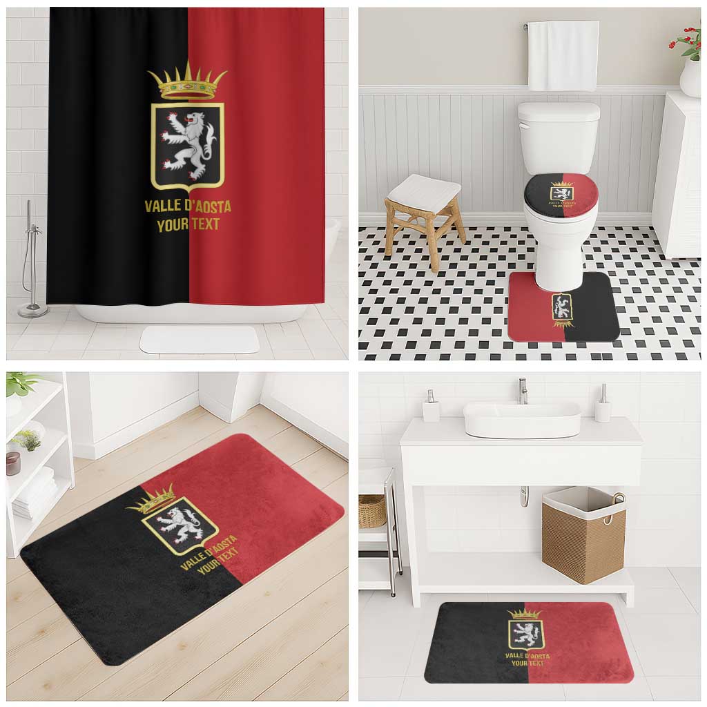 Personalized Italy Aosta Valley Bathroom Set Inspiration Flags Style - Wonder Print Shop