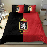 Personalized Italy Aosta Valley Bedding Set Inspiration Flags Style