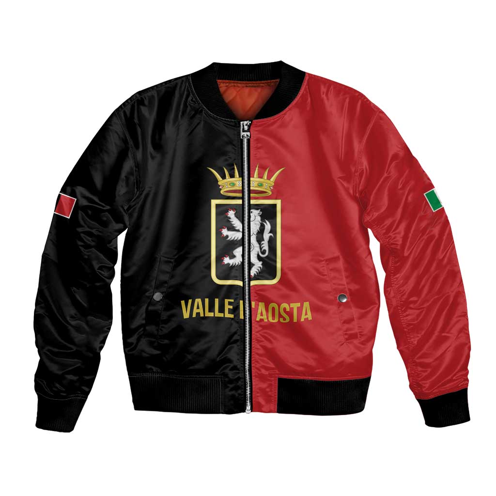 Personalized Italy Aosta Valley Bomber Jacket Inspiration Flags Style