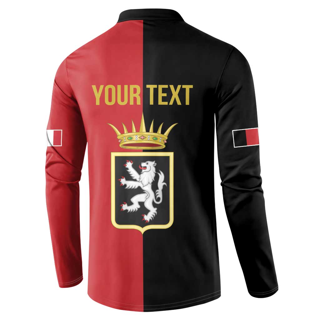 Personalized Italy Aosta Valley Button Sweatshirt Inspiration Flags Style