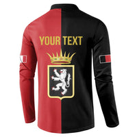 Personalized Italy Aosta Valley Button Sweatshirt Inspiration Flags Style