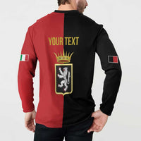 Personalized Italy Aosta Valley Button Sweatshirt Inspiration Flags Style