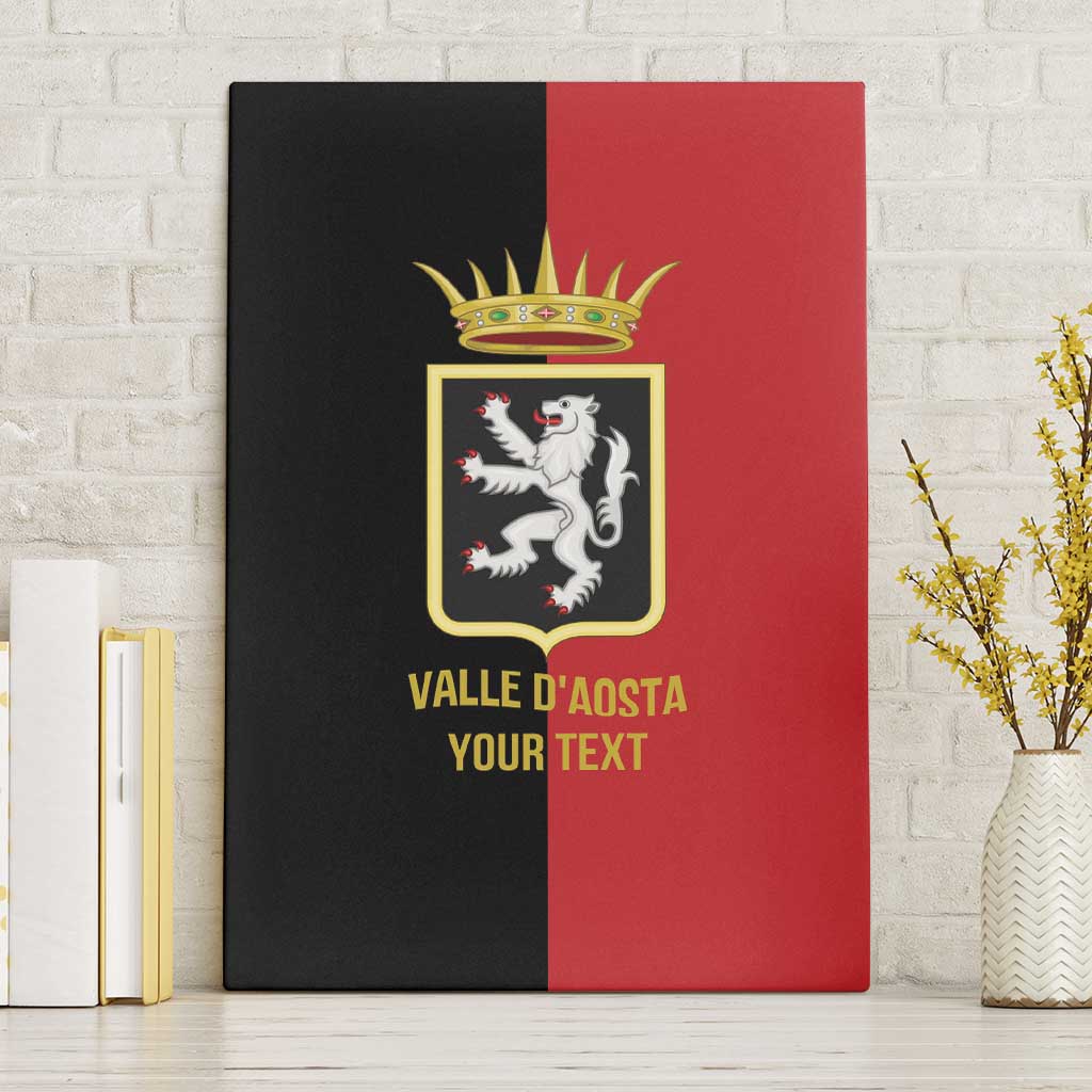 Personalized Italy Aosta Valley Canvas Wall Art Inspiration Flags Style