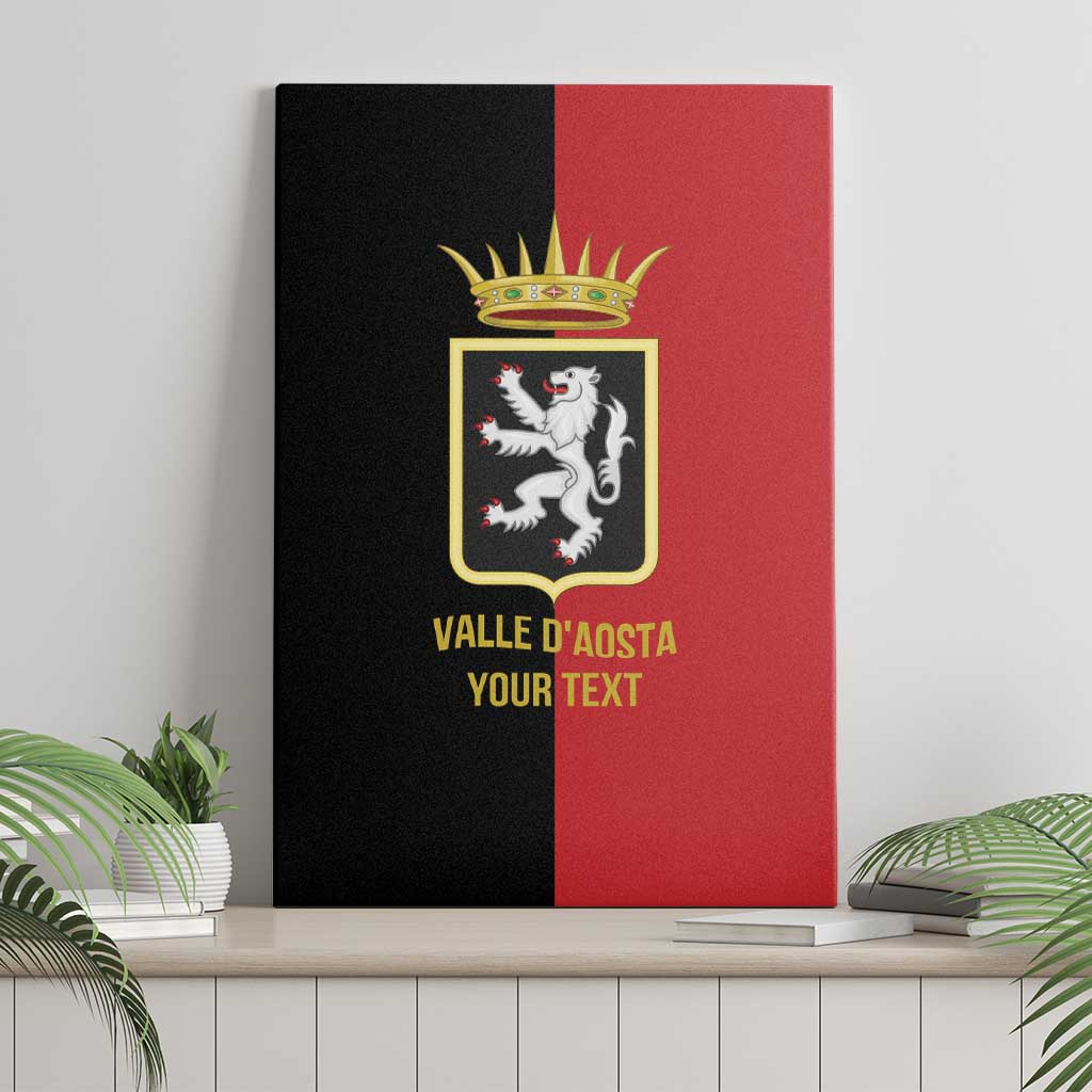 Personalized Italy Aosta Valley Canvas Wall Art Inspiration Flags Style