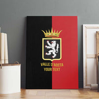 Personalized Italy Aosta Valley Canvas Wall Art Inspiration Flags Style