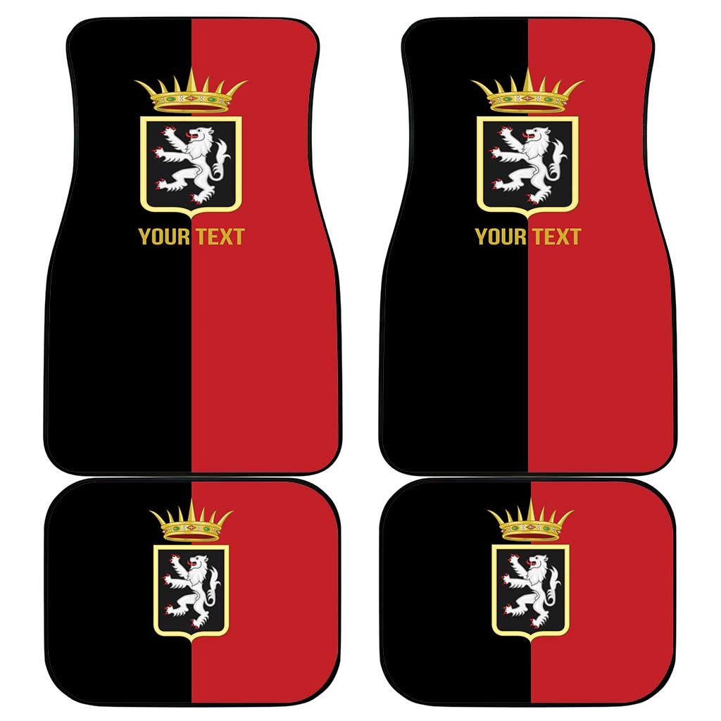 Personalized Italy Aosta Valley Car Mats Inspiration Flags Style