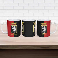 Personalized Italy Aosta Valley Ceramic Mug Inspiration Flags Style - Wonder Print Shop