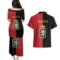 Personalized Italy Aosta Valley Couples Matching Puletasi and Hawaiian Shirt Inspiration Flags Style