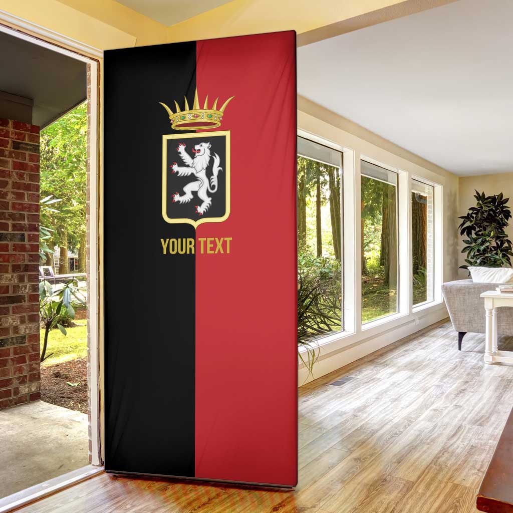 Personalized Italy Aosta Valley Door Cover Inspiration Flags Style - Wonder Print Shop