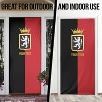 Personalized Italy Aosta Valley Door Cover Inspiration Flags Style - Wonder Print Shop