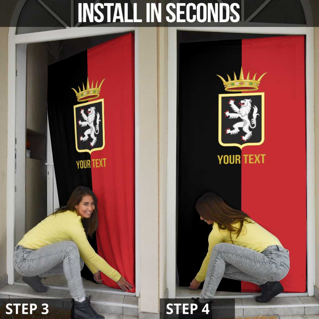 Personalized Italy Aosta Valley Door Cover Inspiration Flags Style - Wonder Print Shop