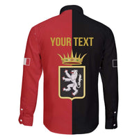 Personalized Italy Aosta Valley Family Matching Long Sleeve Bodycon Dress and Hawaiian Shirt Inspiration Flags Style