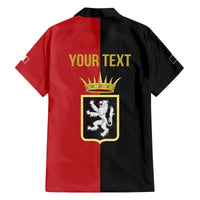 Personalized Italy Aosta Valley Family Matching Off The Shoulder Long Sleeve Dress and Hawaiian Shirt Inspiration Flags Style