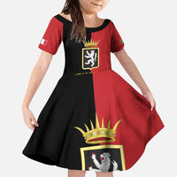 Personalized Italy Aosta Valley Family Matching Off Shoulder Maxi Dress and Hawaiian Shirt Inspiration Flags Style