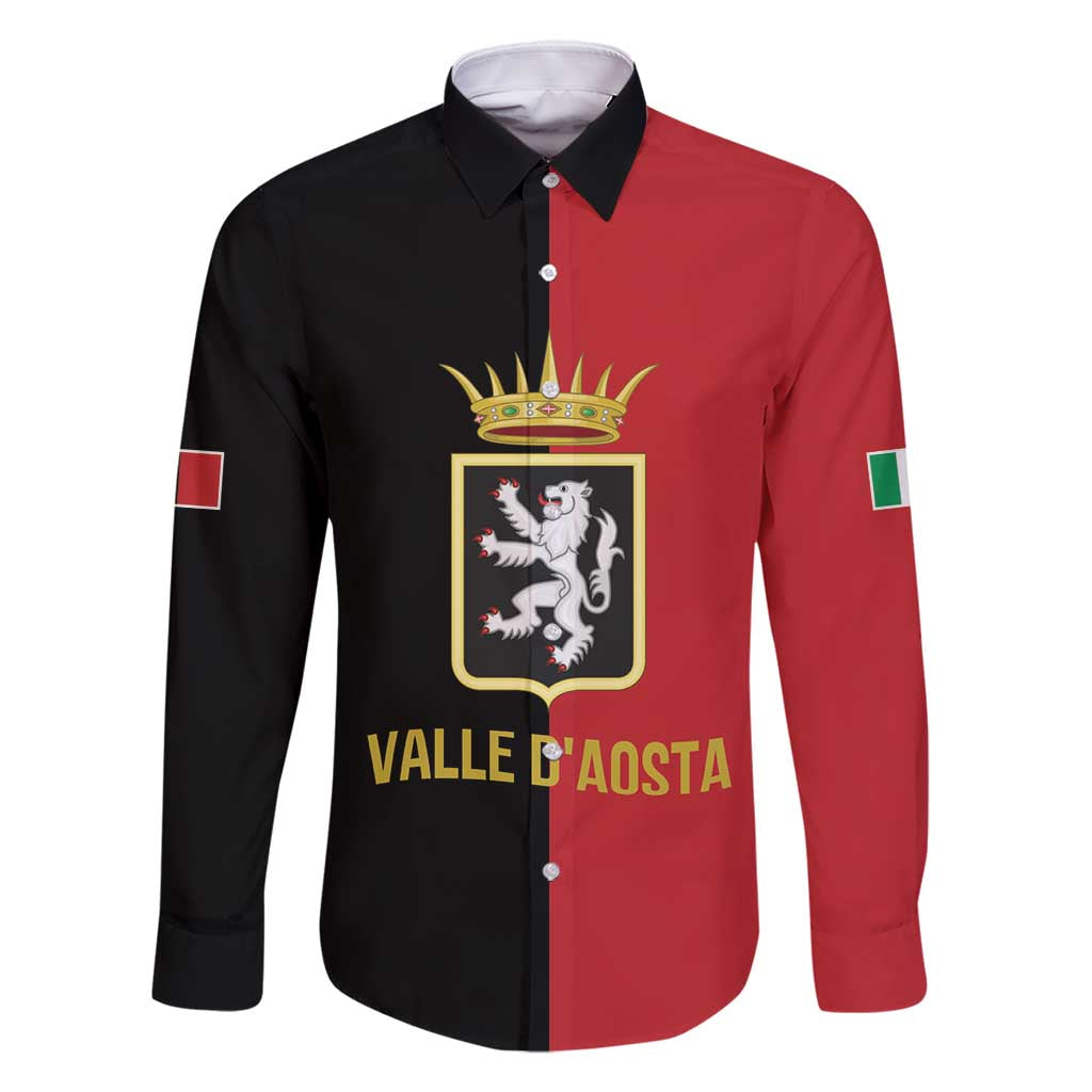 Personalized Italy Aosta Valley Family Matching Off Shoulder Maxi Dress and Hawaiian Shirt Inspiration Flags Style