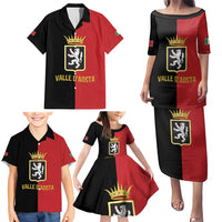 Personalized Italy Aosta Valley Family Matching Puletasi and Hawaiian Shirt Inspiration Flags Style