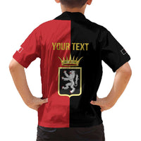 Personalized Italy Aosta Valley Family Matching Short Sleeve Bodycon Dress and Hawaiian Shirt Inspiration Flags Style