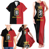 Personalized Italy Aosta Valley Family Matching Tank Maxi Dress and Hawaiian Shirt Inspiration Flags Style