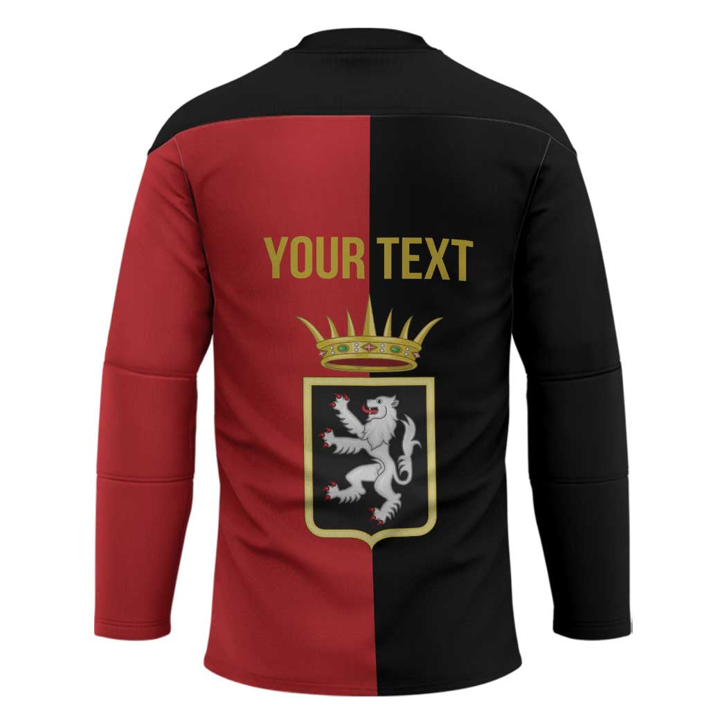 Personalized Italy Aosta Valley Hockey Jersey Inspiration Flags Style - Wonder Print Shop