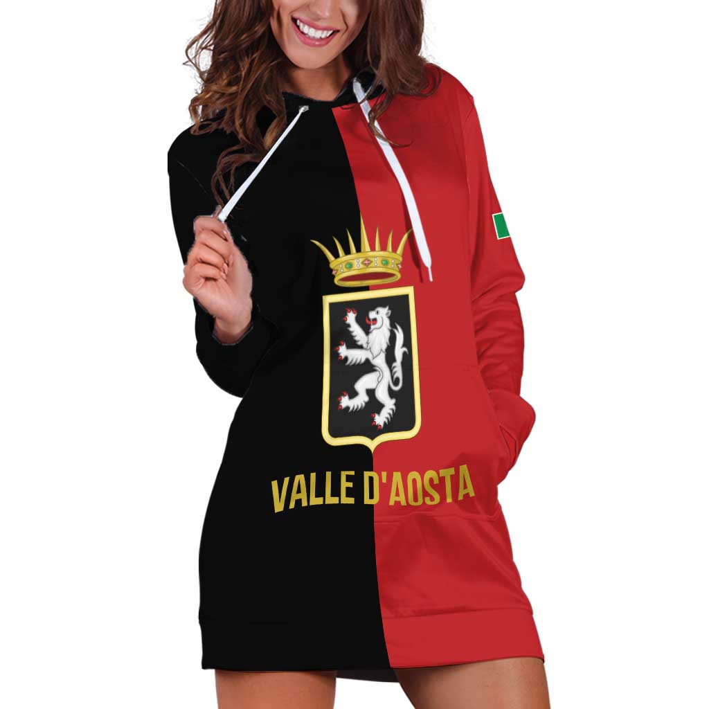 Personalized Italy Aosta Valley Hoodie Dress Inspiration Flags Style