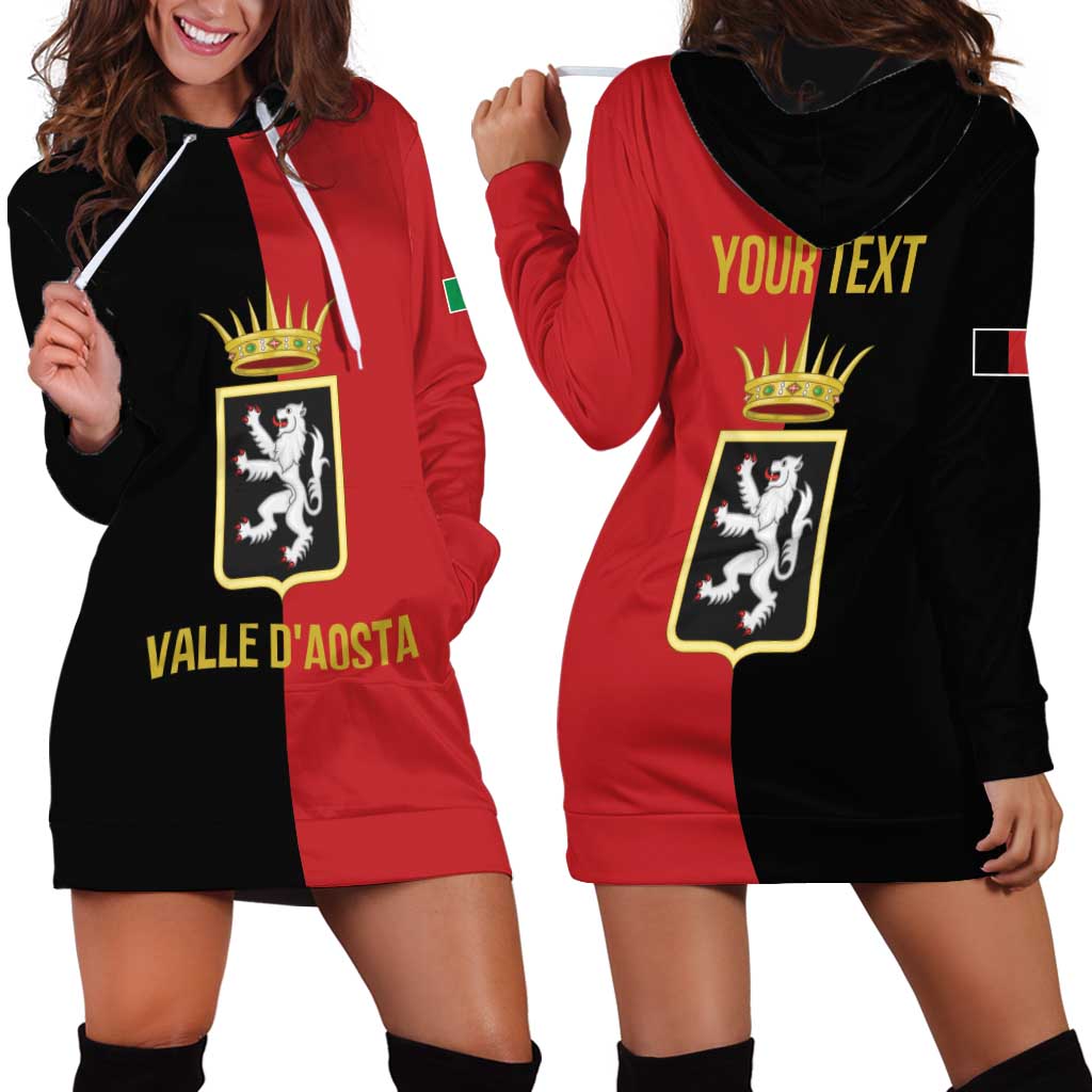 Personalized Italy Aosta Valley Hoodie Dress Inspiration Flags Style