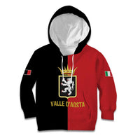 Personalized Italy Aosta Valley Kid Hoodie Inspiration Flags Style