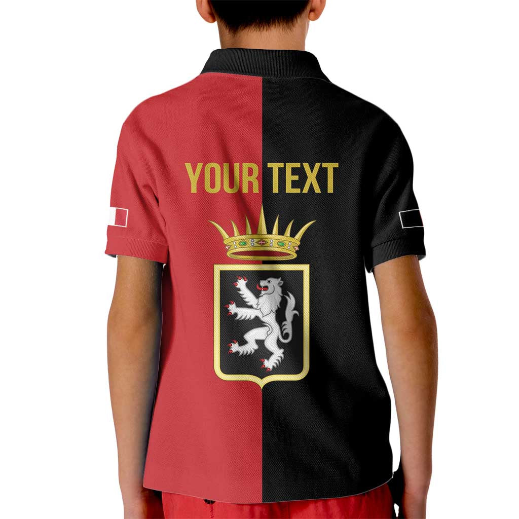 Personalized Italy Aosta Valley Kid Polo Shirt Inspiration Flags Style
