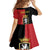 Personalized Italy Aosta Valley Kid Short Sleeve Dress Inspiration Flags Style
