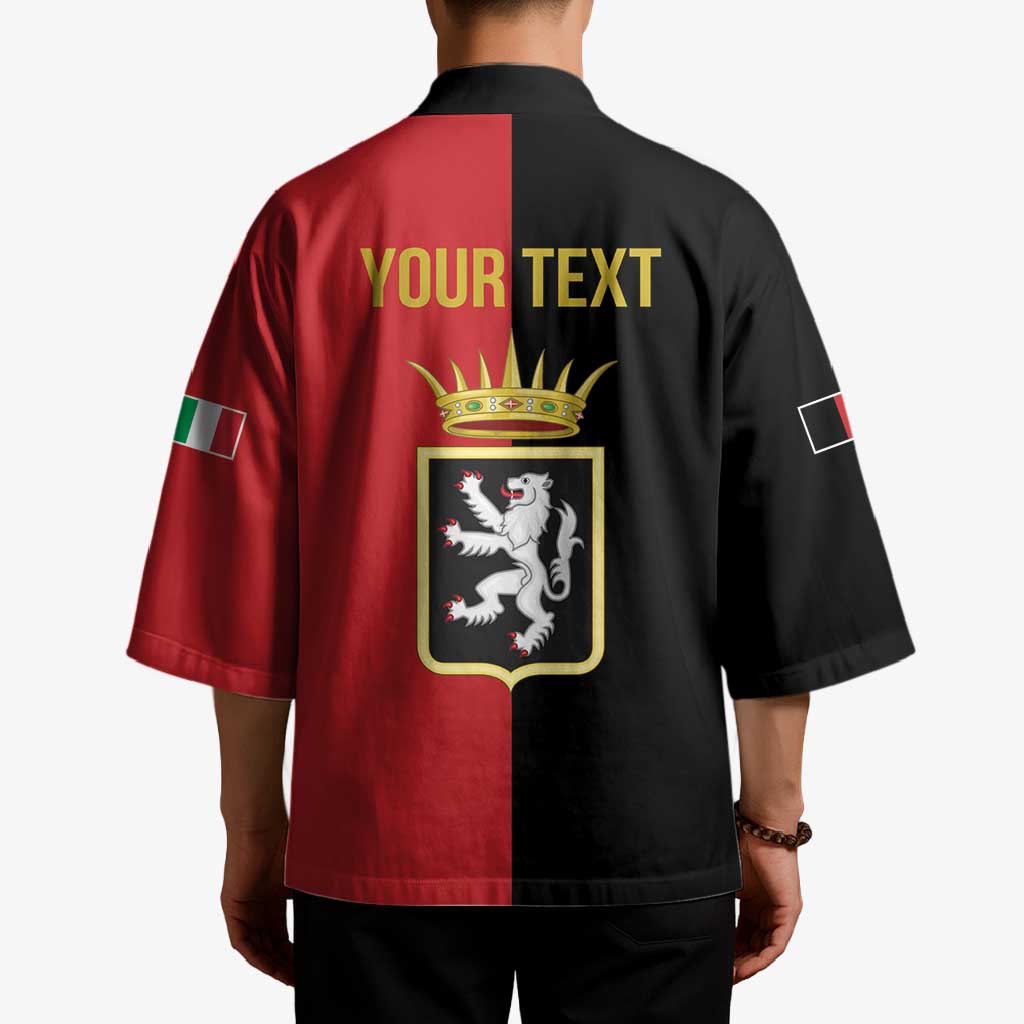 Personalized Italy Aosta Valley Kimono Inspiration Flags Style - Wonder Print Shop