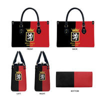 Personalized Italy Aosta Valley Leather Bag Inspiration Flags Style - Wonder Print Shop