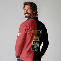 Personalized Italy Aosta Valley Long Sleeve Polo Shirt Inspiration Flags Style