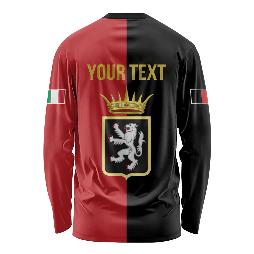 Personalized Italy Aosta Valley Long Sleeve Shirt Inspiration Flags Style
