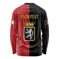 Personalized Italy Aosta Valley Long Sleeve Shirt Inspiration Flags Style