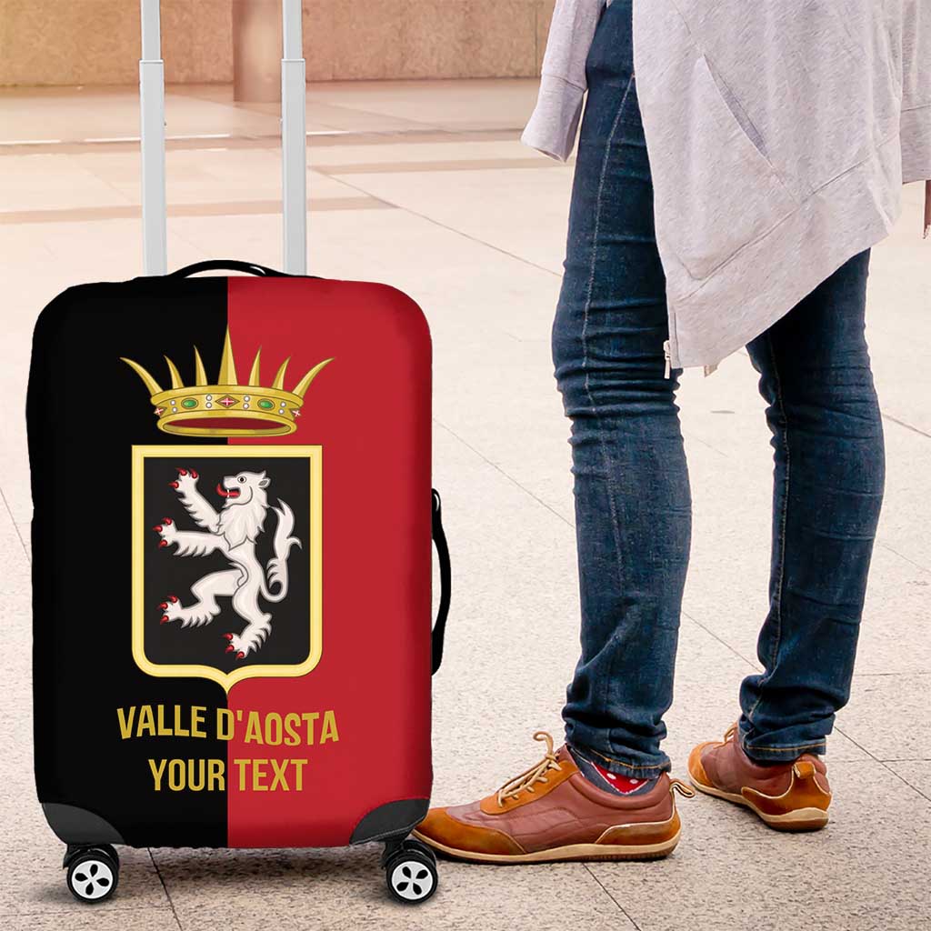 Personalized Italy Aosta Valley Luggage Cover Inspiration Flags Style