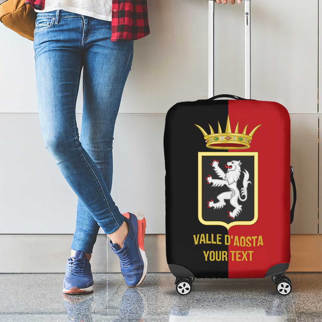 Personalized Italy Aosta Valley Luggage Cover Inspiration Flags Style