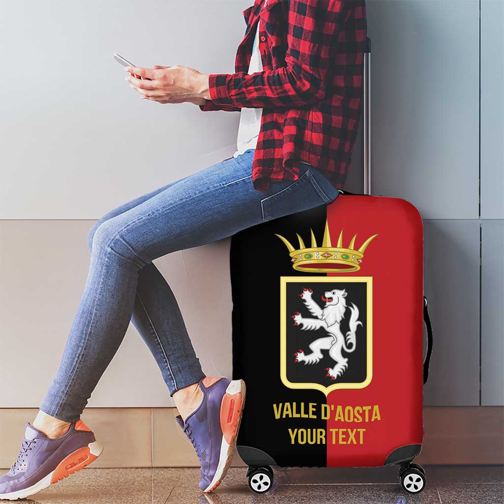 Personalized Italy Aosta Valley Luggage Cover Inspiration Flags Style