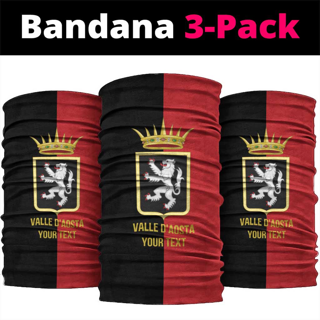 Personalized Italy Aosta Valley Neck Gaiter Inspiration Flags Style - Wonder Print Shop