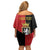 Personalized Italy Aosta Valley Off Shoulder Short Dress Inspiration Flags Style